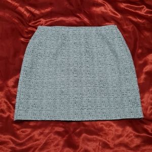 Mint Green Tweed Skirt